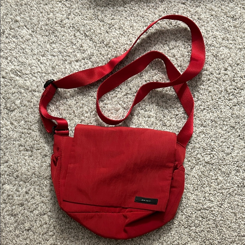 DKNY Vibrant Red Shoulder Bag
